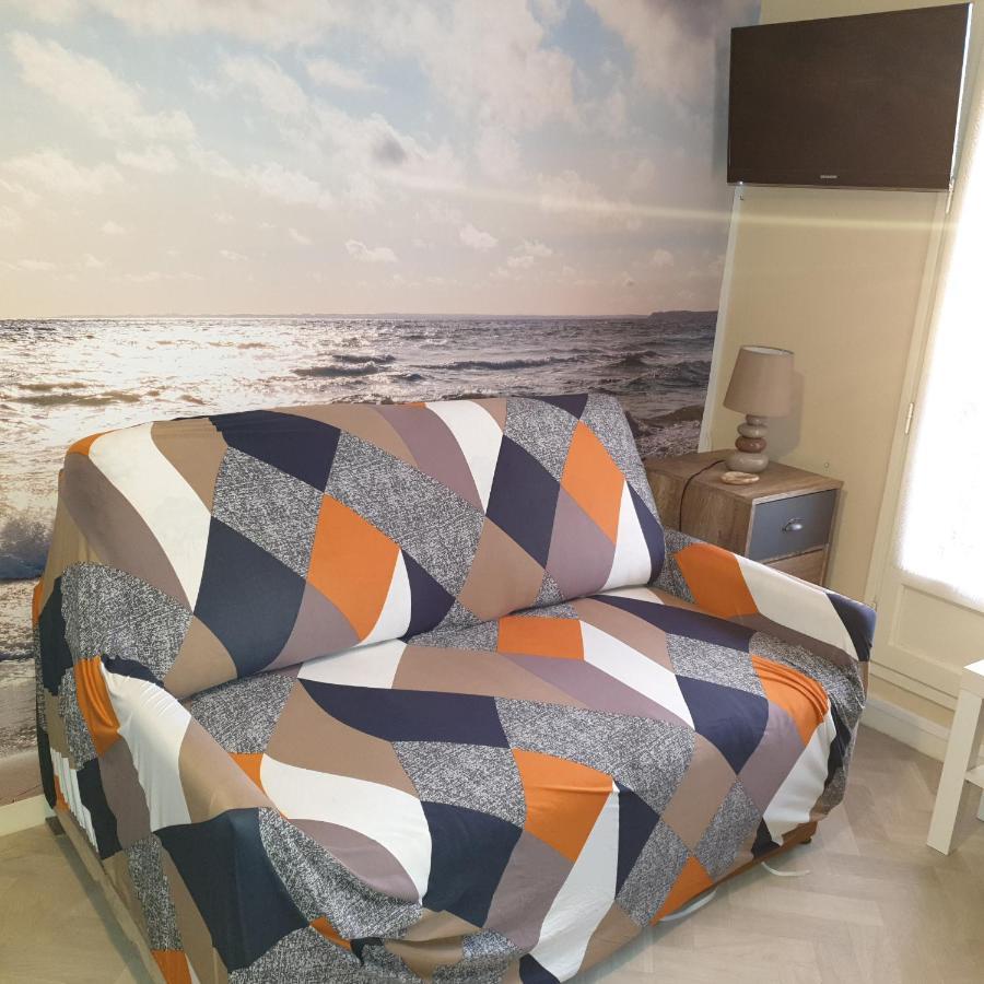 Appartement Studio Proche Mer 4 Pers Residence Calme Avec Parc Blonville-sur-Mer Luaran gambar