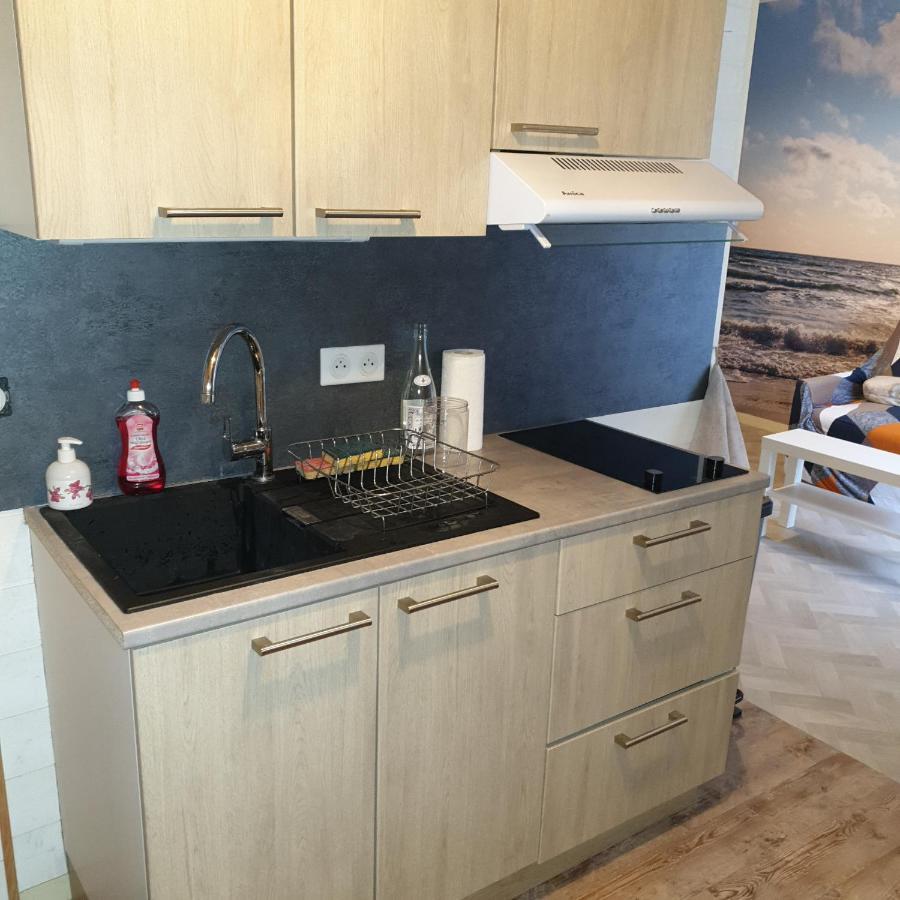 Appartement Studio Proche Mer 4 Pers Residence Calme Avec Parc Blonville-sur-Mer Luaran gambar